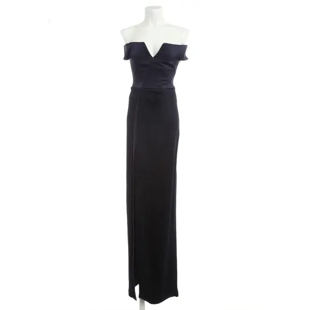 Cocktailkleid, in Navy, Triacetat, Galvan London