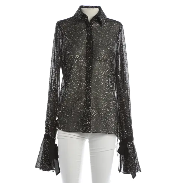 Bluse, in Schwarz, Polyester, Galvan London