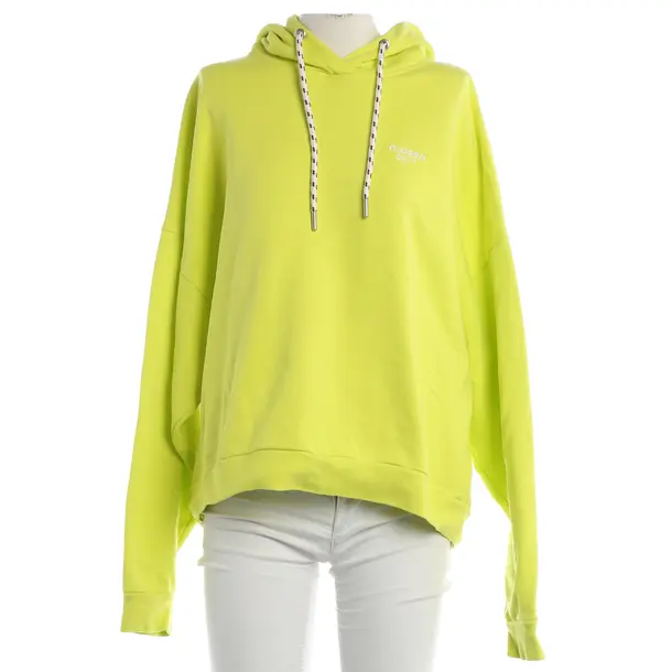 Hoodie, in Light Green, Cotton, Closed