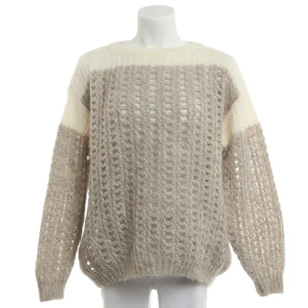 Pullover, in Beige, Polyimid, Closed