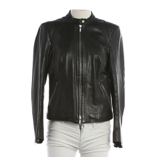 LeatherJacket, in Black, Leather, Hugo Boss Black Label