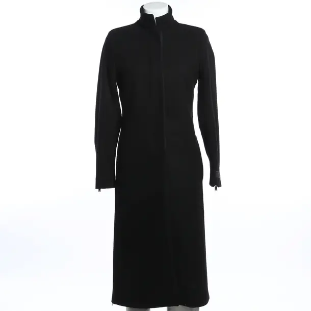 Mid-Season Coat, in Black, Wool, Moose Knuckles