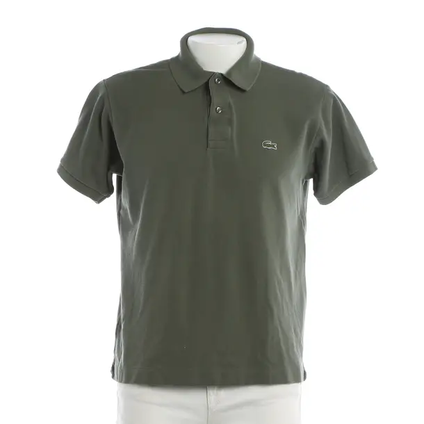 Poloshirt, in Grün, Baumwolle, Lacoste