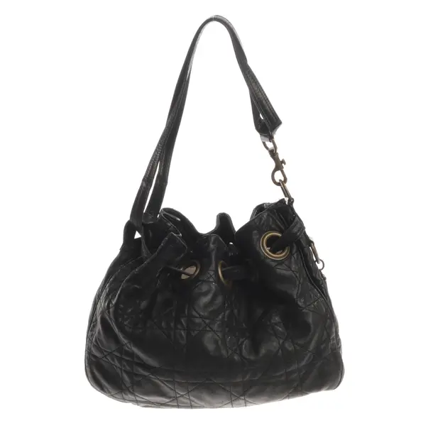 Schultertasche, in Schwarz, Leder, Dior