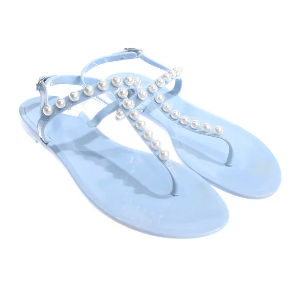 Strappy Sandals, in Light Blue, Stuart Weitzman