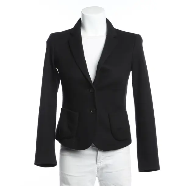 Blazer, in Black, Wool, Marc Cain