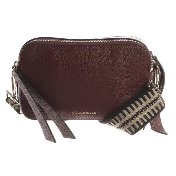 Schultertasche, in Braun, Leder, Coccinelle