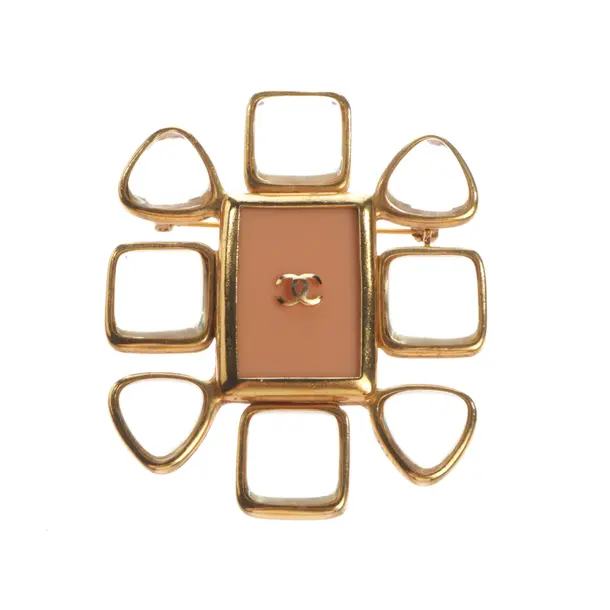 Spilla, in Multicolore, Metallo (metallico, metallizzato), Chanel