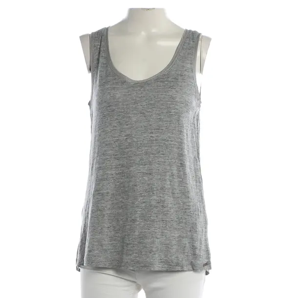 Top, in Grau, Leinen, Hugo Boss Orange