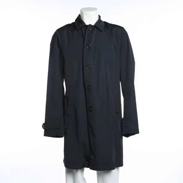Overcoat, in Navy, Polyester, Windsor