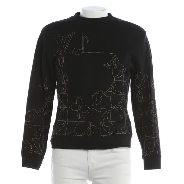Sweatshirt, in Black, Cotton, Louis Vuitton