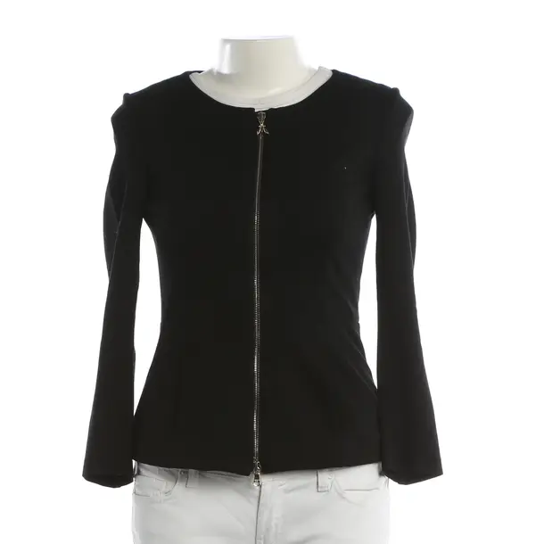 Zip-up Hoodie, in Black, Viscose, Patrizia Pepe