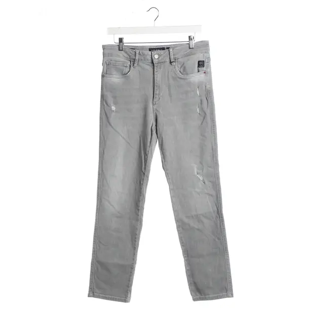 Jeans, in Grau, Baumwolle, Elias Rumelis