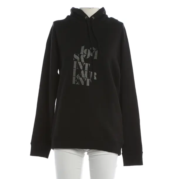 Hoodie, in Black, Cotton, Saint Laurent