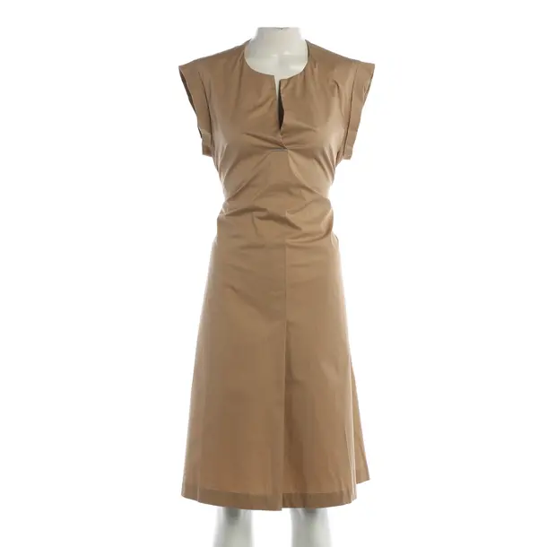 Dress, in Light Brown, Cotton, Peserico