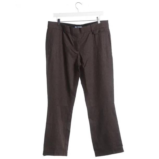 Pants, in Brown, Wool, Prada