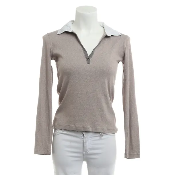 Polo Shirt, in Brown, Cotton, Fabiana Filippi