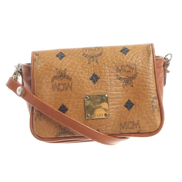 Abendtasche, in Braun, Leder, MCM