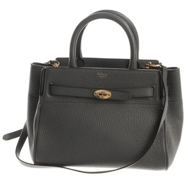 Handbag, in Gray, Leather, Mulberry
