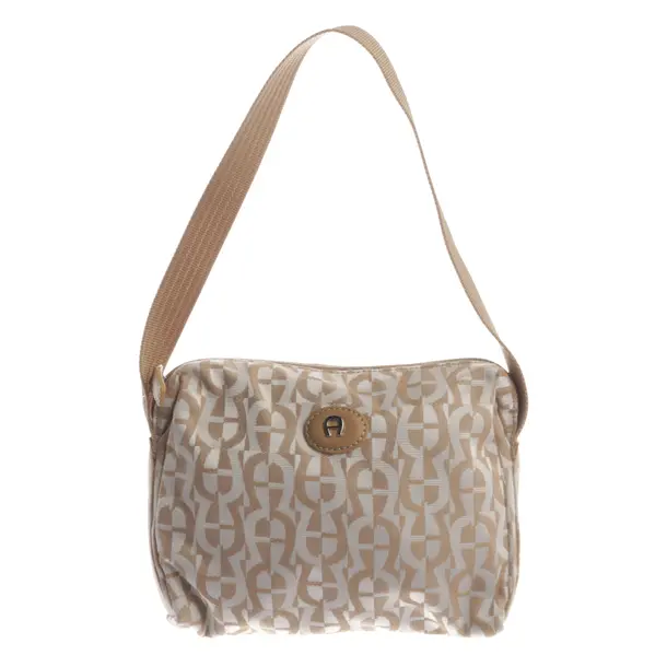 Shoulder Bag, in Brown, Polyester, Aigner