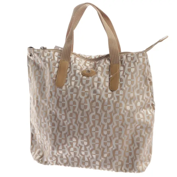 Handbag, in Brown, Polyester, Aigner
