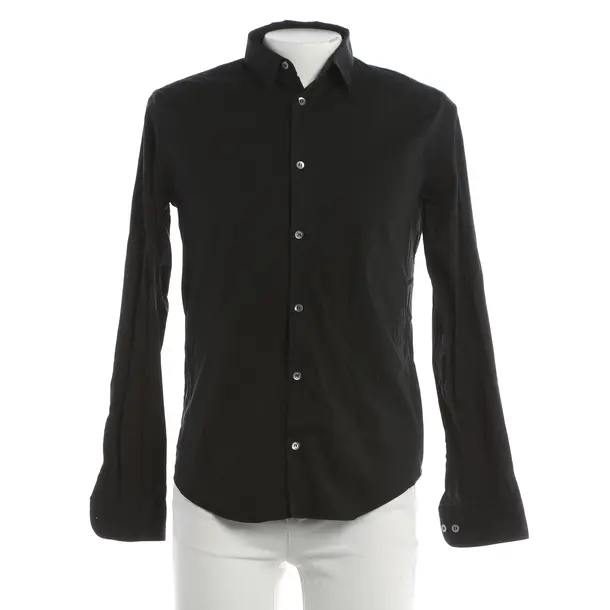 Shirt, in Black, Cotton, Emporio Armani