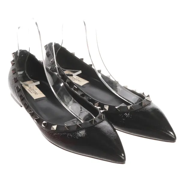 Ballet Flats, in Black, Valentino