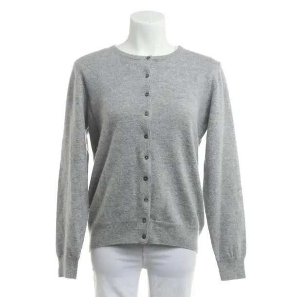 Cardigan, in Grigio, Cachemire, Ripetere
