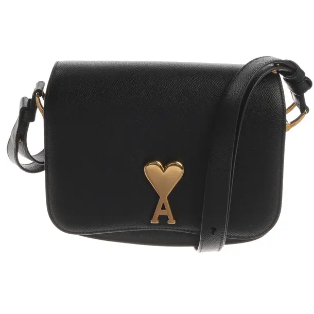 Borsa a cinture a tracolla, in Nero, Pelle, Ami Paris