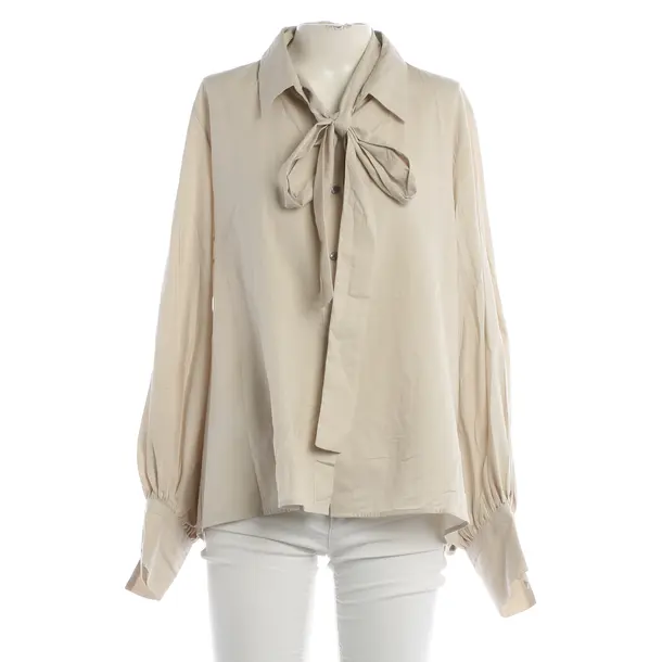 Bluse, in Hellbraun, Baumwolle, Lis Lareida