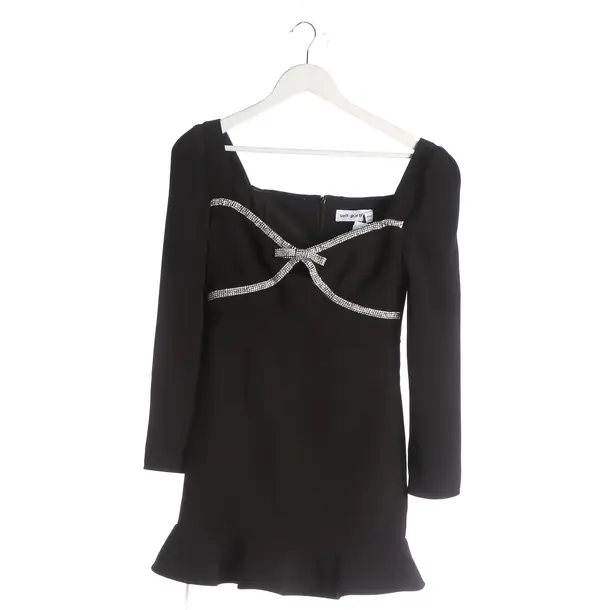 Cocktailkleid, in Schwarz, Polyester, self-portrait