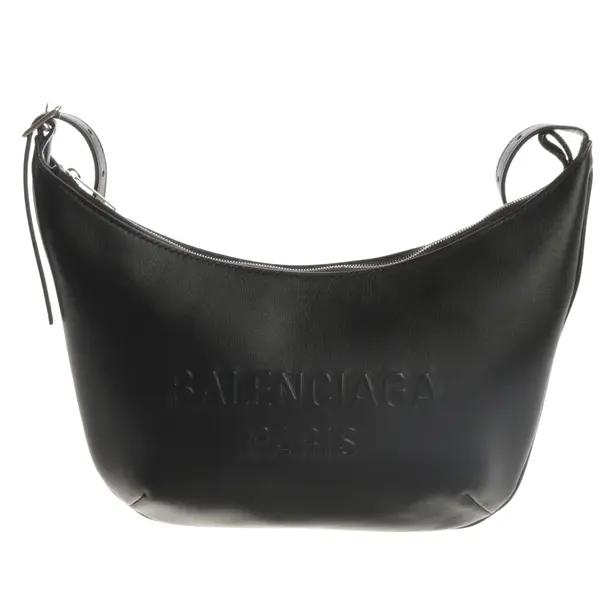 Shoulder Bag, in Black, Leather, Balenciaga