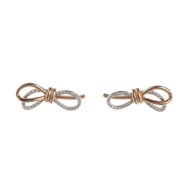 Orecchini, in Oro, Metallo (metallico, metallizzato), Swarovski