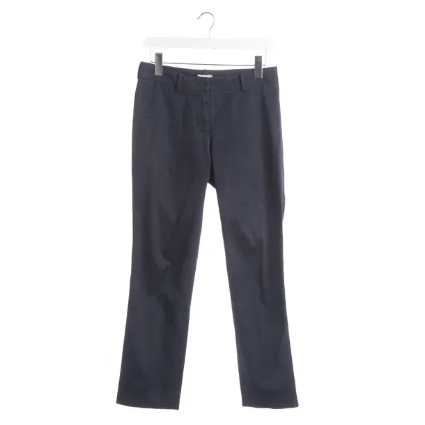 Pants, in Navy, Cotton, Max Mara