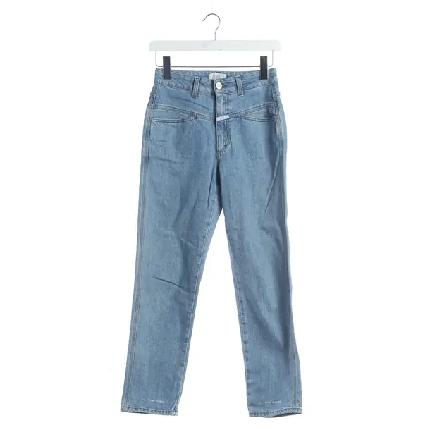 Slim Fit Jeans, in Light Blue, Cotton, Closed