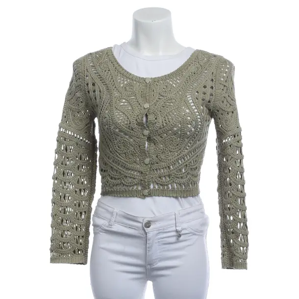 Cardigan, in Light Green, Cotton, Ba&sh
