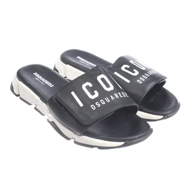 Slides, in Black, Dsquared