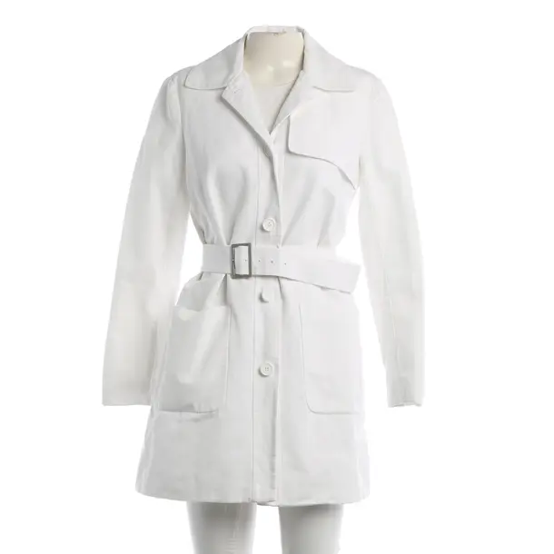 Summer Coat, in White, Cotton, Armani Exchange