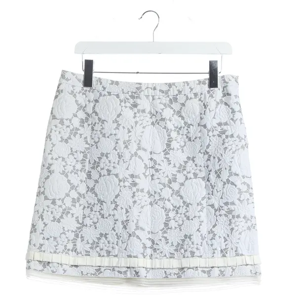 Skirt, in White, Cotton, Louis Vuitton