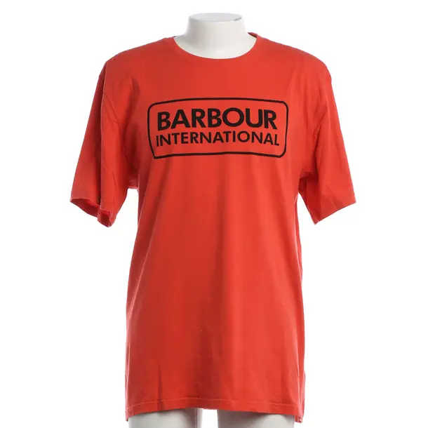 T-Shirt, in Red, Cotton, Barbour