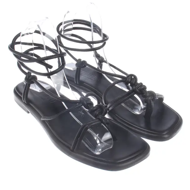 Strappy Sandals, in Black, Hereu