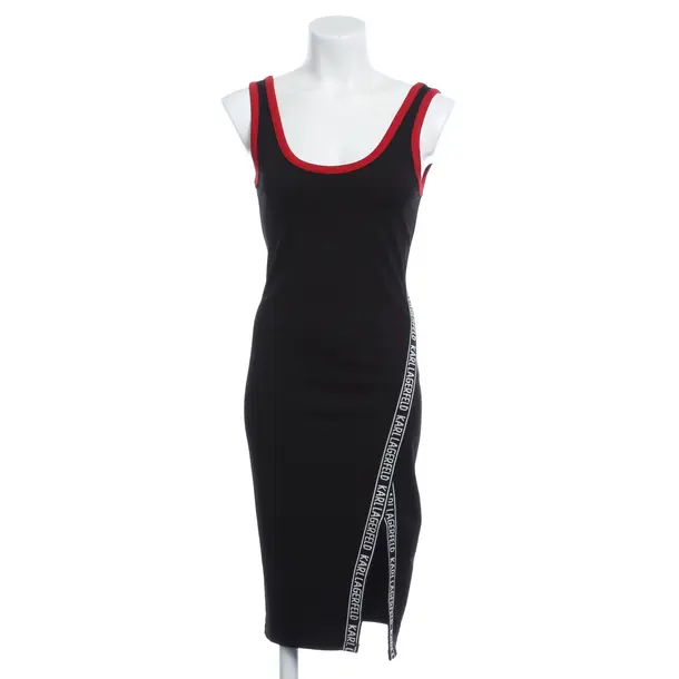 Dress, in Black, Viscose, Karl Lagerfeld