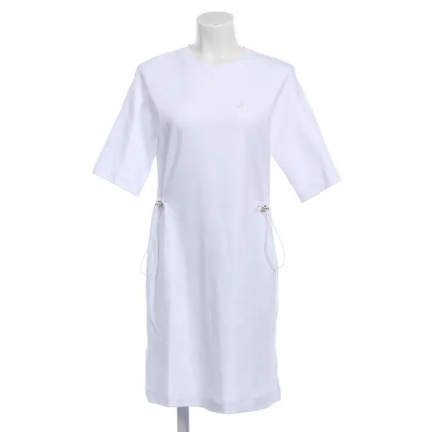 Dress, in White, Cotton, Riani