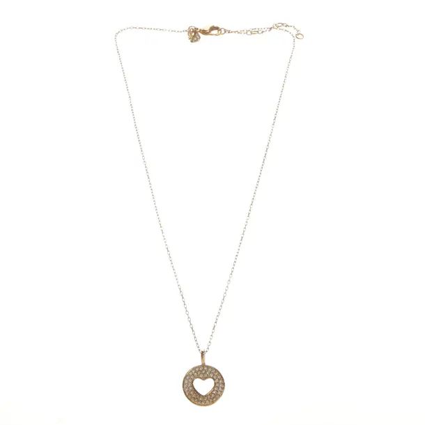 Necklace, in Gold, Metal (metallic, metallized), Swarovski