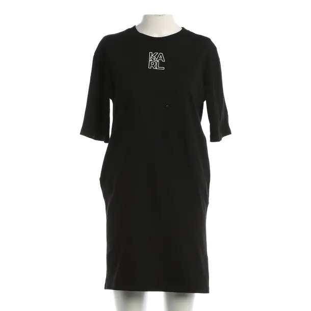 Dress, in Black, Cotton, Karl Lagerfeld