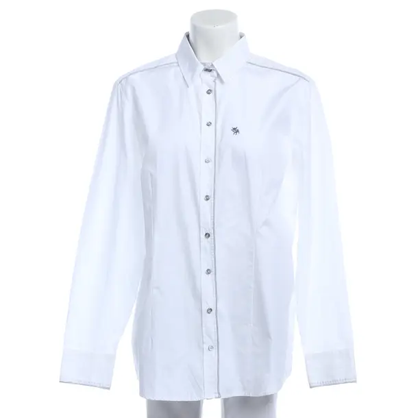 Blouse, in White, Cotton, Van Laack