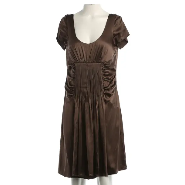 Cocktail Dress, in Brown, Silk, Steffen Schraut