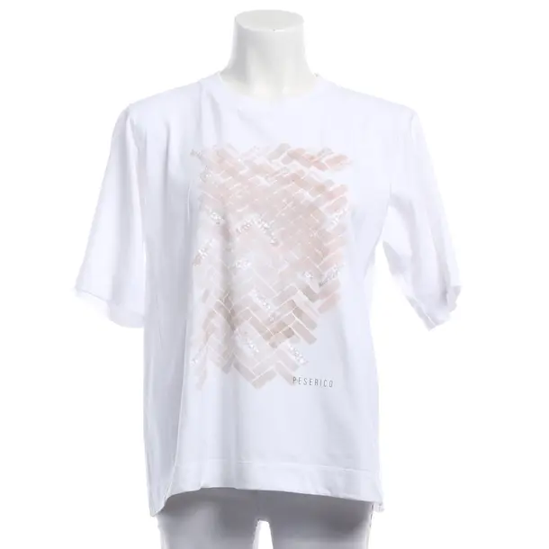 Shirt, in Weiß, Baumwolle, Peserico