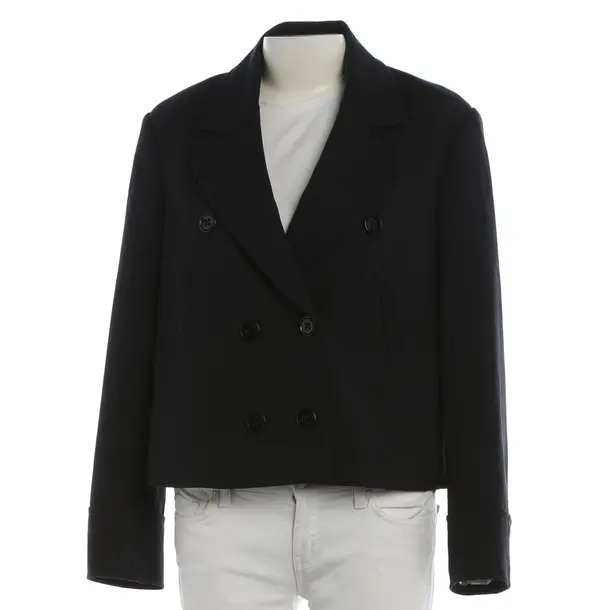 Mid-Season Jacket, in Navy, Viscose, Dorothee Schumacher