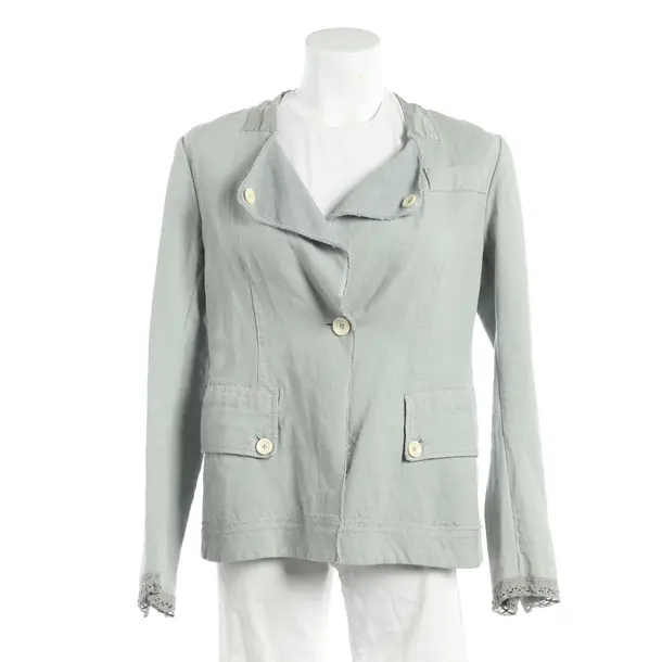 Blazer, in Light Green, Linen, High Use